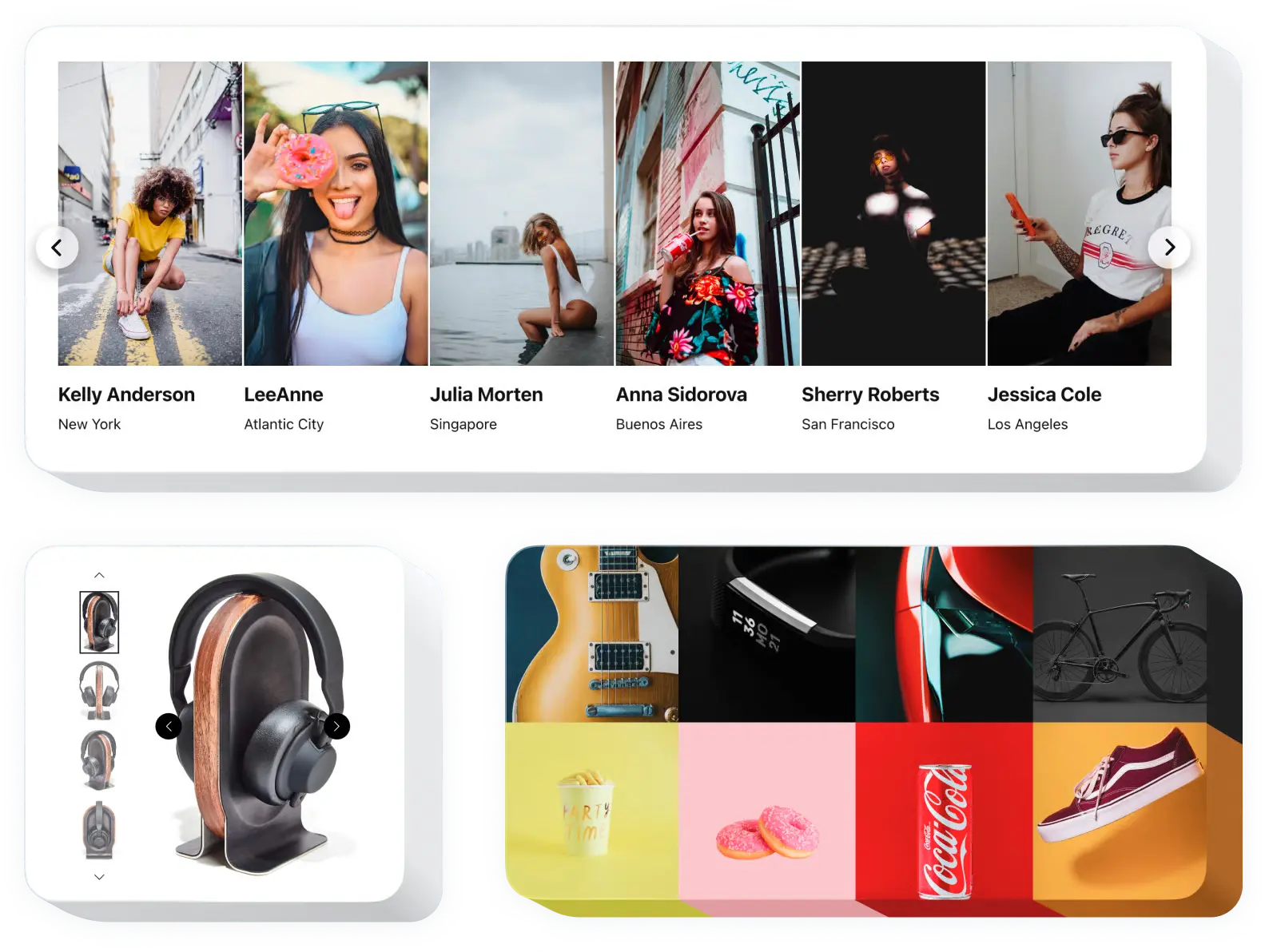 Photo Gallery Widget Dashboard
