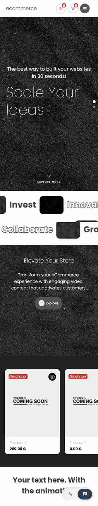Modern E-commerce Store Mobile App