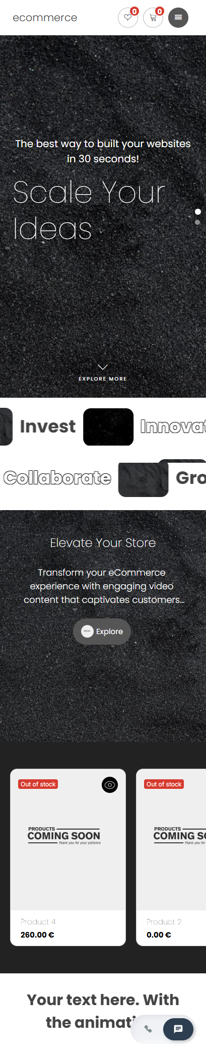 Modern E-commerce Store Mobile App