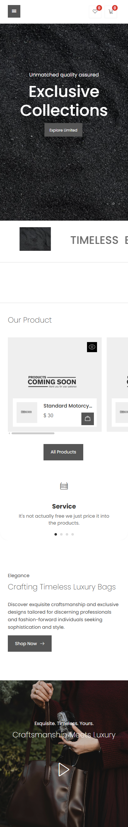 Premium Fashion Store Mobile App