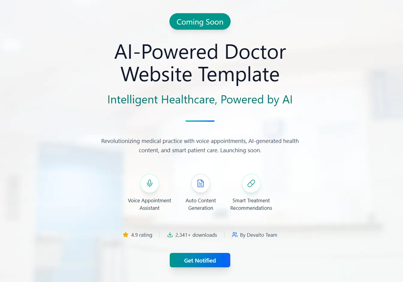Doctor Website Template