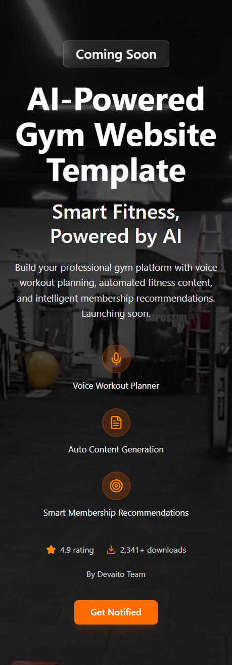 Gym Mobile App