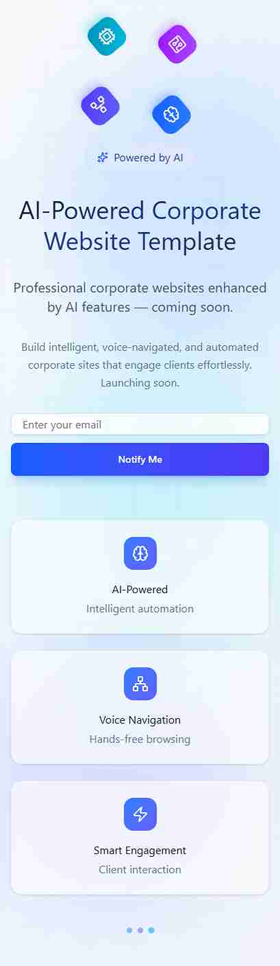 Corporate Mobile App