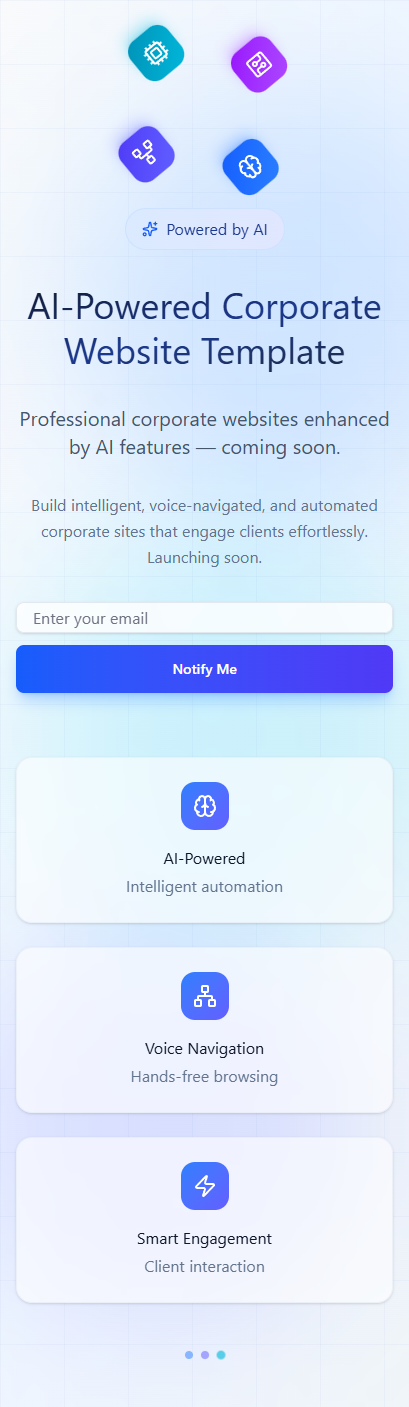 Corporate Mobile App