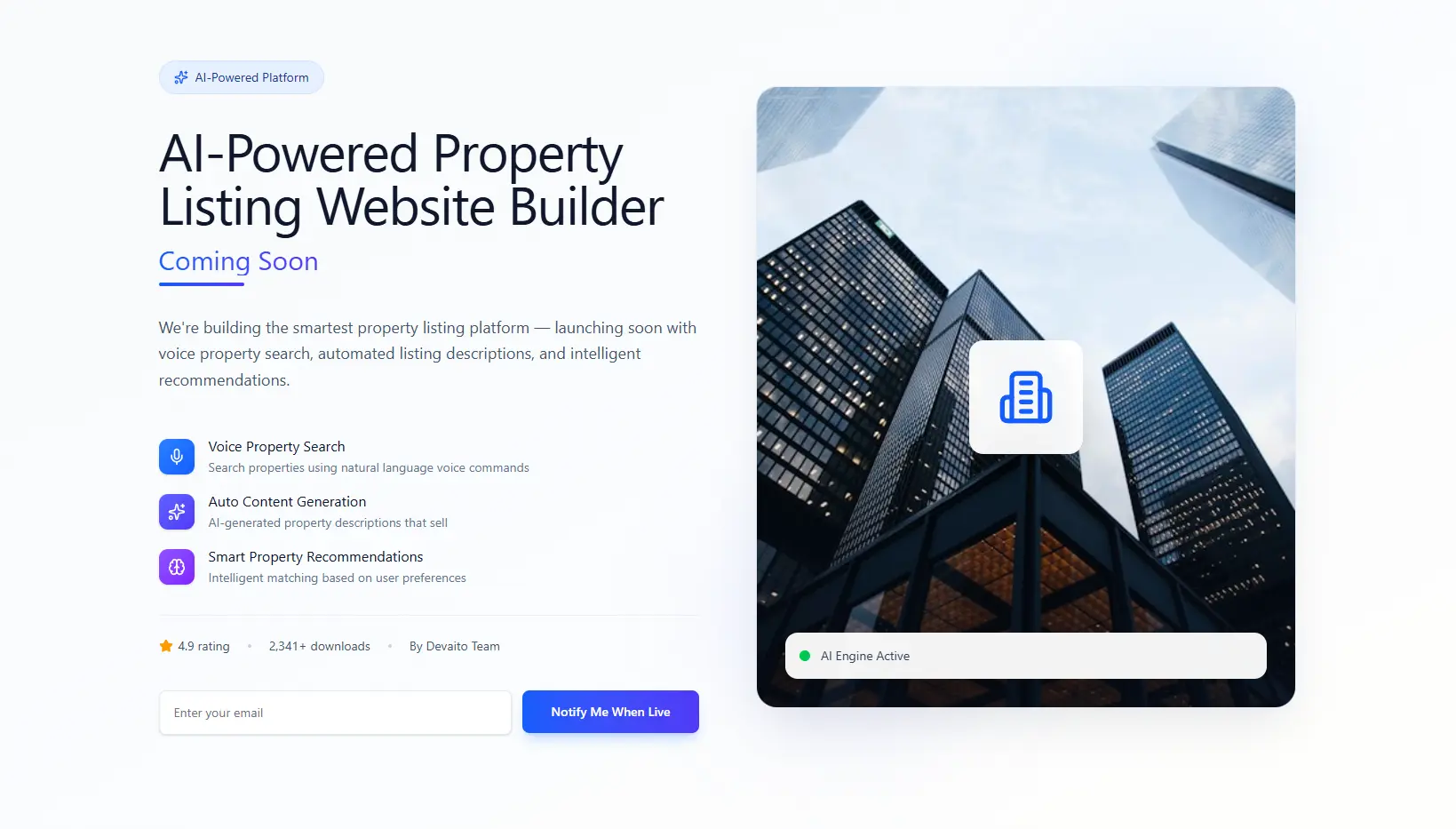Property Listing Website Builder
