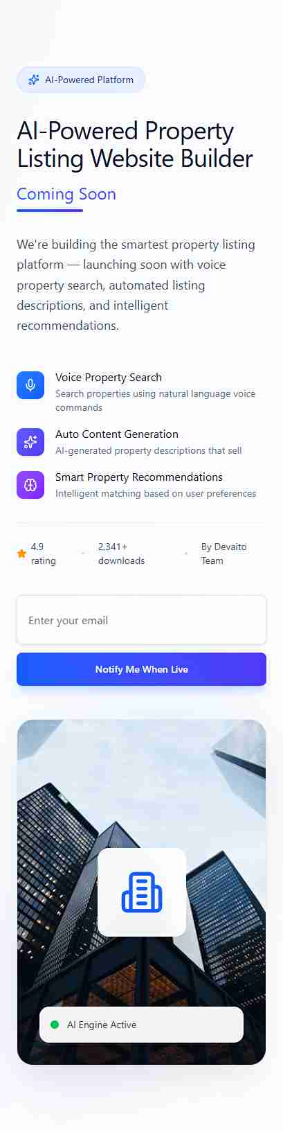 Property Listing Mobile App