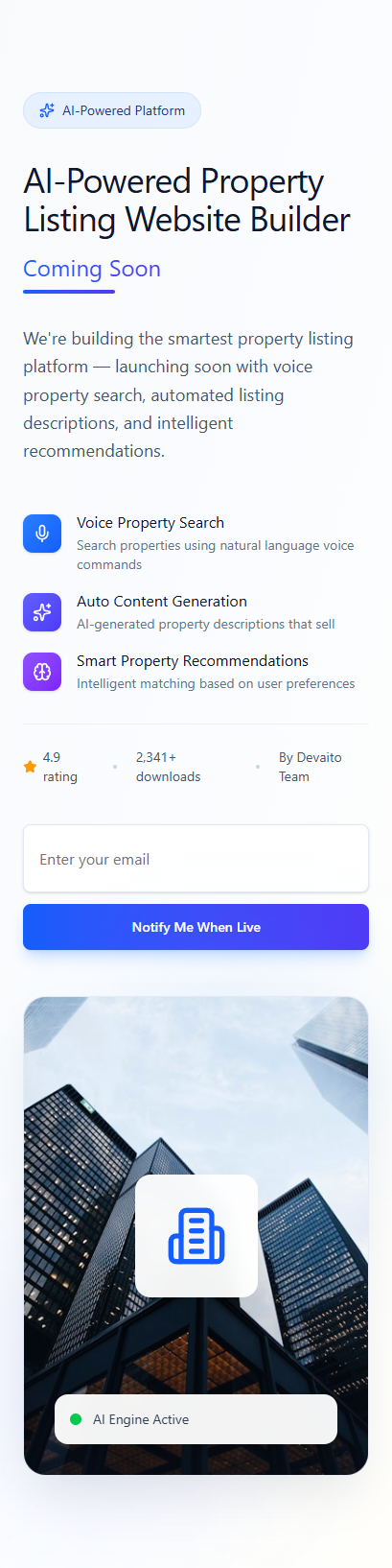 Property Listing Mobile App