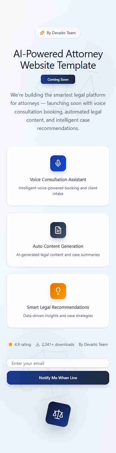 Attorney Mobile App