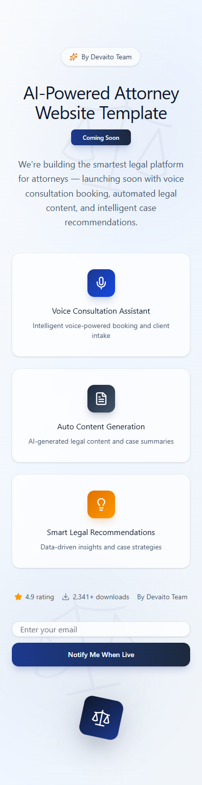 Attorney Mobile App