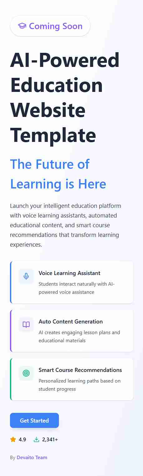 Education Mobile App