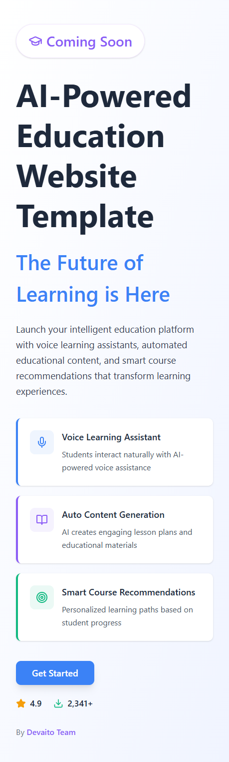 Education Mobile App