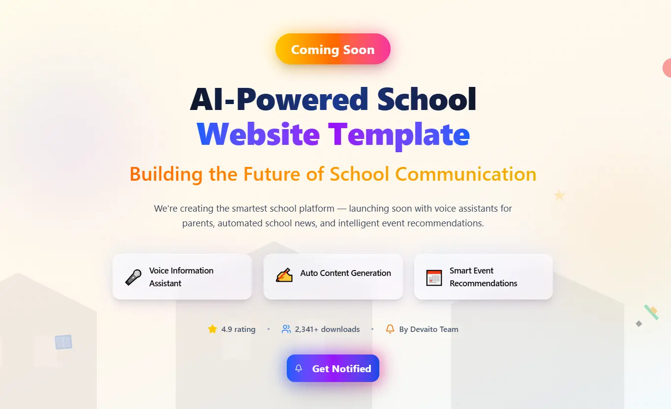 School Website Template
