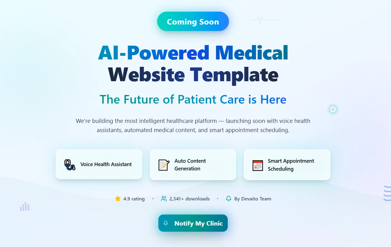 Medical Website Template