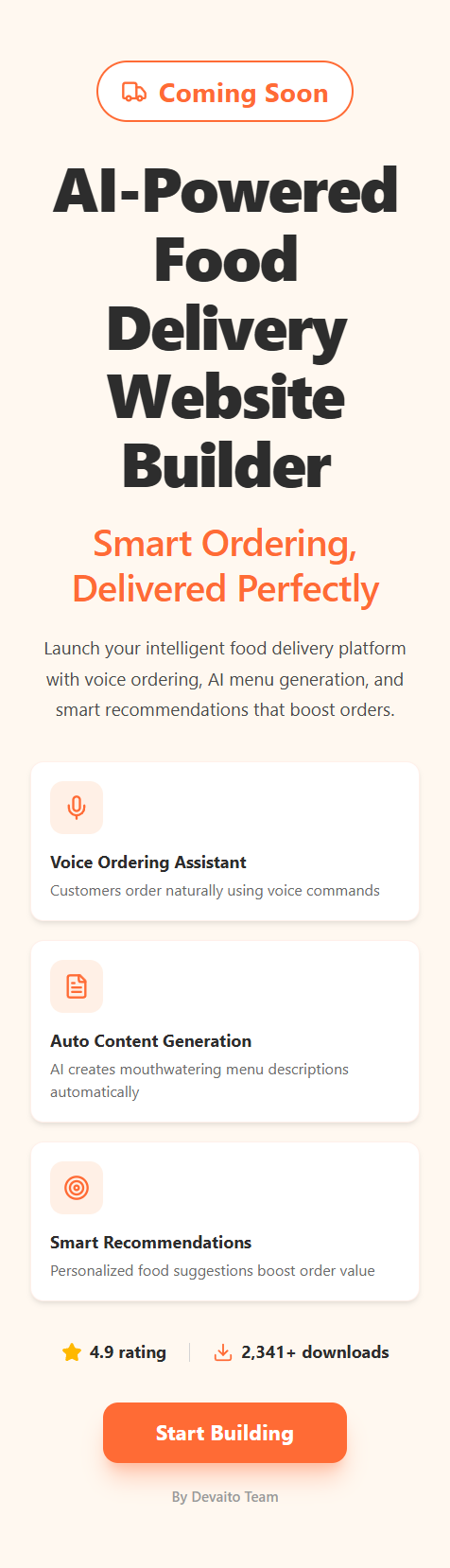 Food Delivery Mobile App