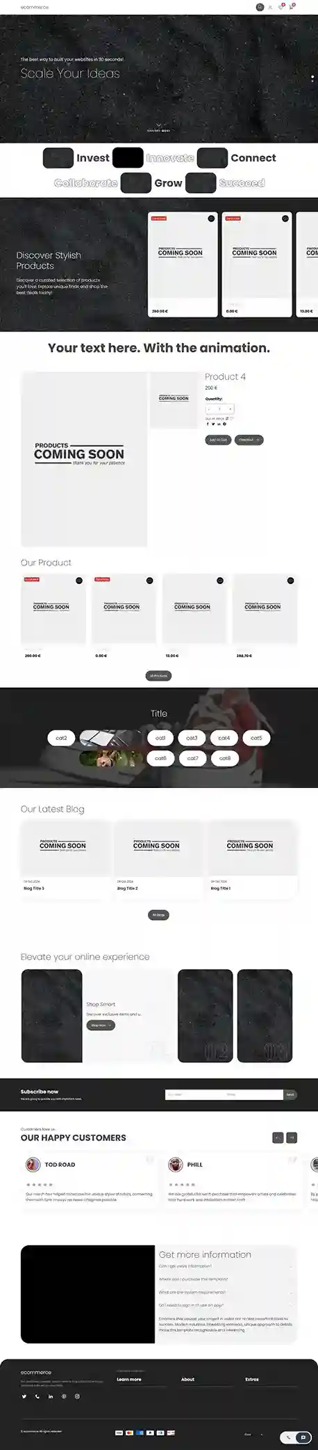 Modern E-commerce Store Template