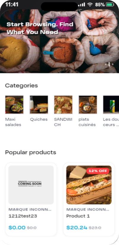 Aplikasi Mobile Toko E-commerce Modern