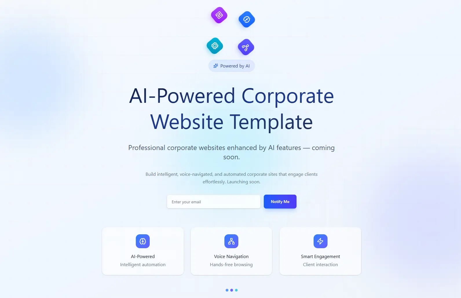 Template Situs Perusahaan