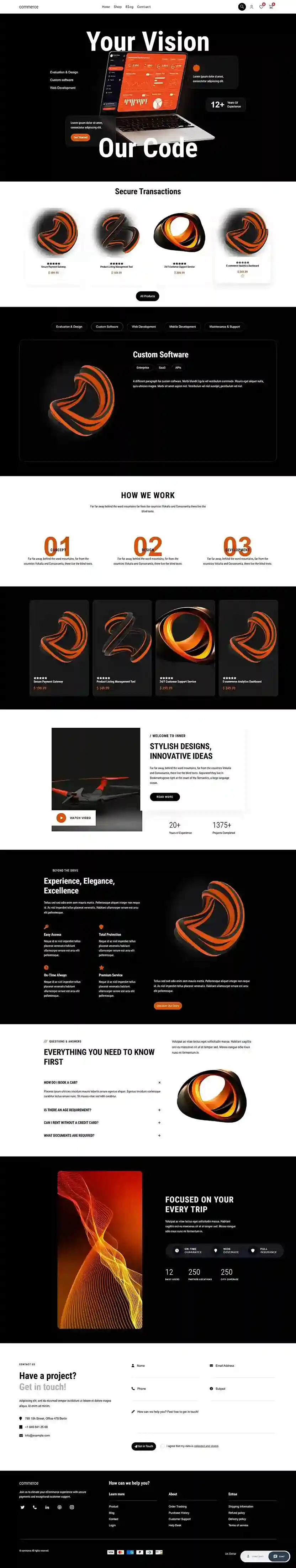 Construtor de Sites para E-commerce