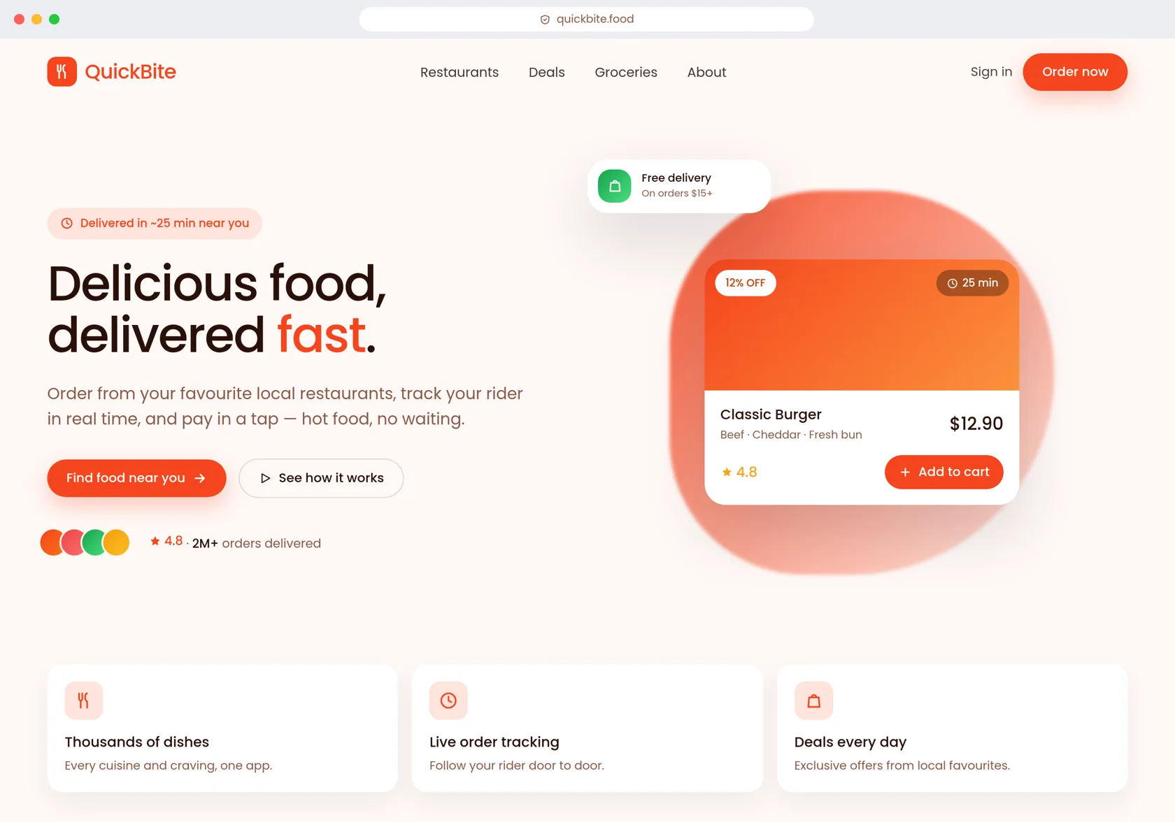 Site de Entrega de Comida