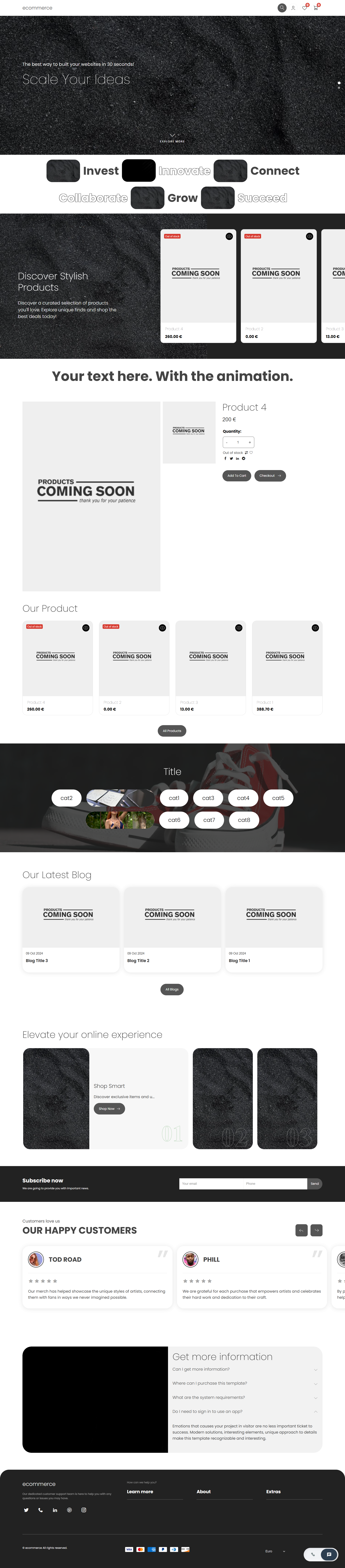 Spor Salonu Web Sitesi Şablonu